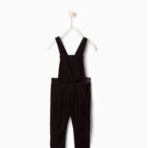 Velvet Dungarees (Jumpsuit) Brown